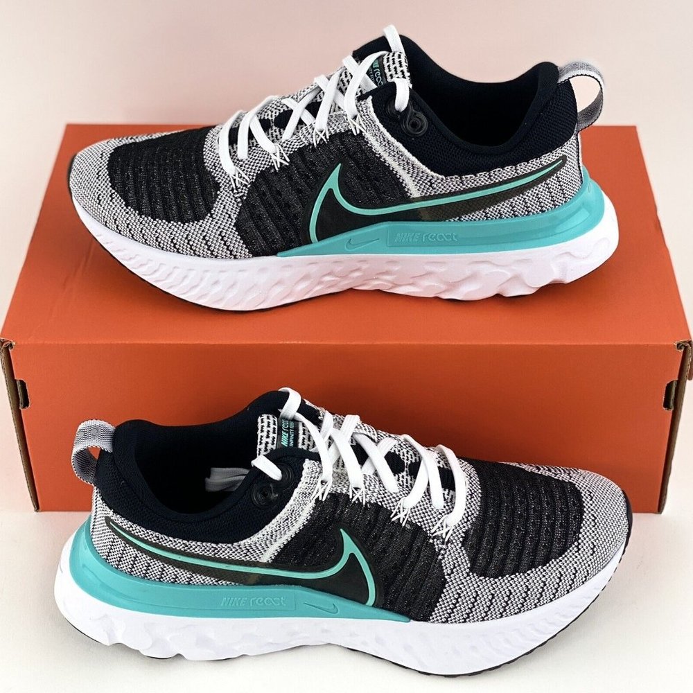 Nike React Infinity Run Flyknit 2 Women's Sneakers Shoes Teal Gray CT2423 103
